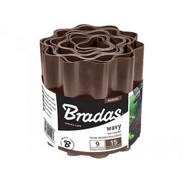 Lem trávníku BRADAS 25 cm x 9 m, hnědá MA715902
