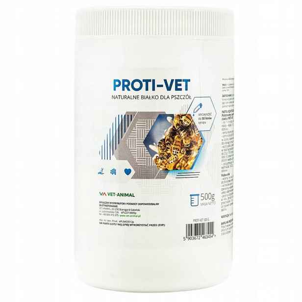 Proti-vet 500 g, bílkoviny pro včely, na podzim, na jaře, přísada do sirupu