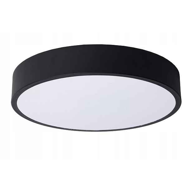 Stropní svítidlo stropní svítidlo Led černá kulatý 30 cm do ložnice obývacího pokoje Lucide