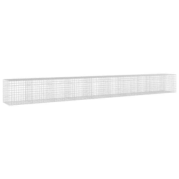 vidaXL Gabion s drátem 3,5 mm a síťkou 10x10 cm 950x100x100 cm