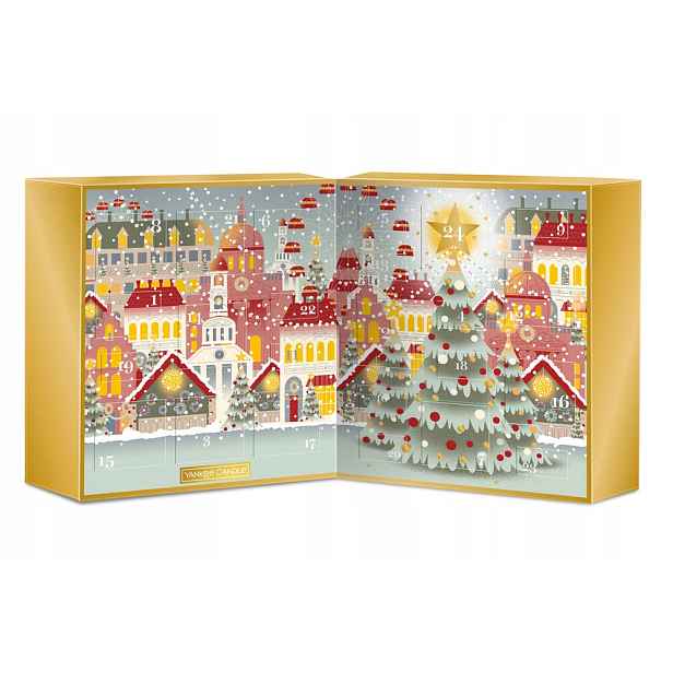 Yankee Candle Adventní kalendář Passport To The Holidays Kniha