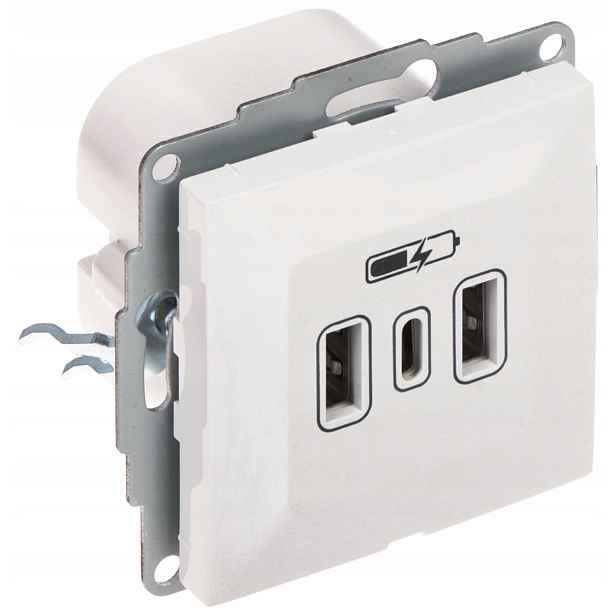 Nabíjecí Zásuvka SANTRA/4108-10/EPN Usb 5V DC 3.4A Elektro-Plast