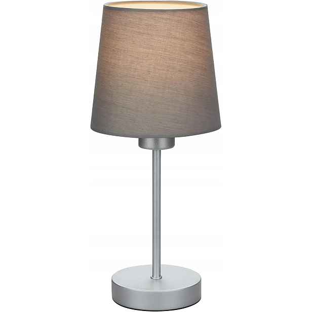 Noční lampa s kabelovým spínačem, látkové stínítko, max. 25 W