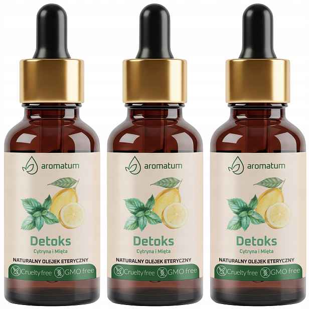 3 x Přírodní esenciální olej Detox 30 ml, Aromatum