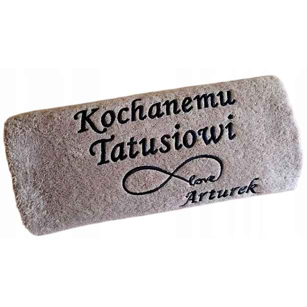 Dárek k Dni Otců pro tatínka Od Syna Dcery, děti, Ručník s nápisem jméno