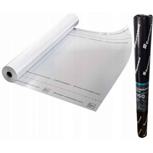 Fólie Paroizolační Aluminiová Vyztužená Eurovent Standard Alu 150 g 37,5 m²