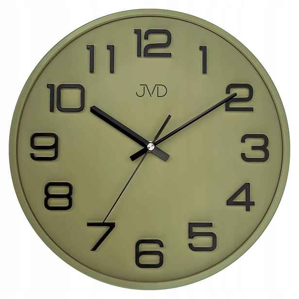 Zelené Čitelné Tiché Elegantní Nástěnné Hodiny Jvd HX2472.12 31 cm