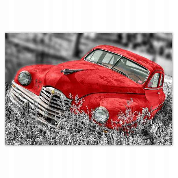 Fototapety 104x70 Červené staré auto