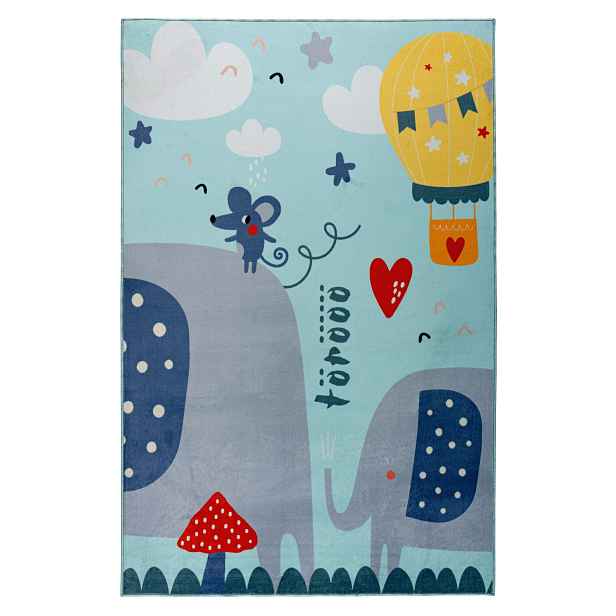Dětský kusový koberec Magic Kids ML 105 Cuel, 160x230, modrá, dětský pokoj, Obsession