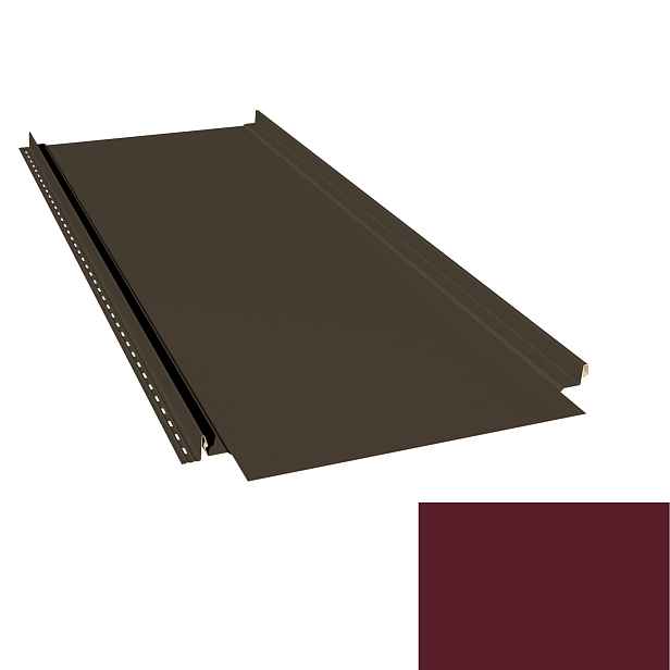 Krytina plechová LINEDEK 485 Flat SP 25 LESK 2R036 vínová Cut