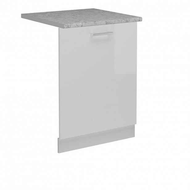 Vicco PŘEDNÍ PANEL R-Line Bílá vysoký lesk 60 cm s pracovní deskou