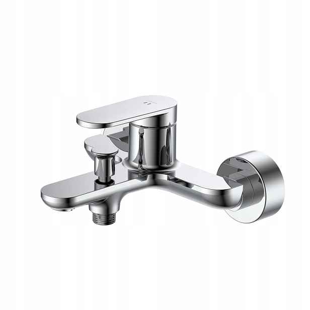 Nástěnná vanová baterie Avapax Lunepo chrom lesk 167 mm ABLU211111