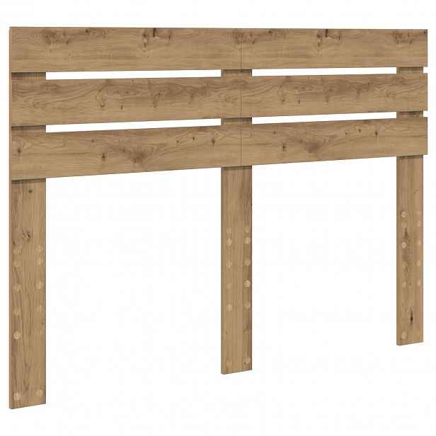 vidaXL Čelo postele Artisanový dub Kompozitní dřevo