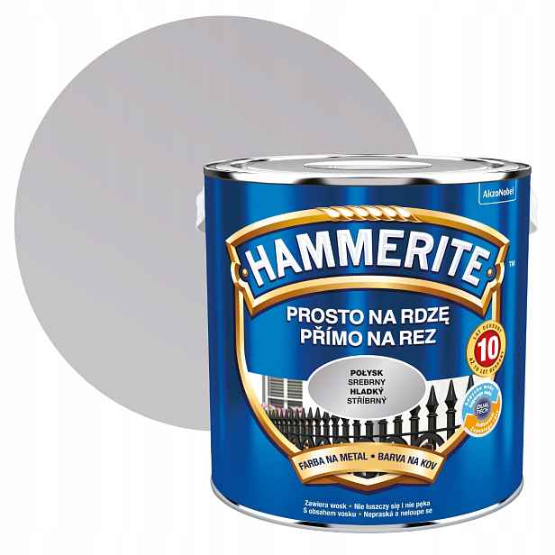 Hammerite Na Rez 2,5 L Stříbrný Lesk