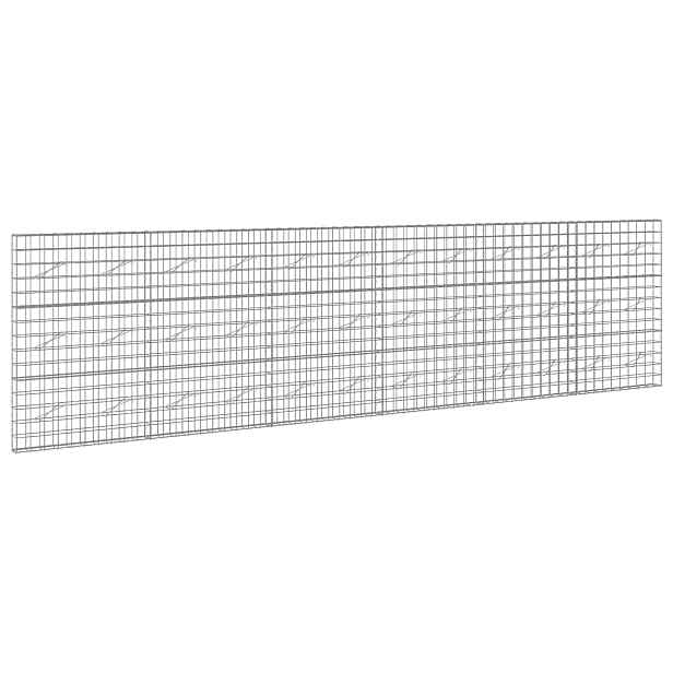 vidaXL Gabion s drátem 3,5 mm a síťkou 10x10 cm 600x10x150 cm