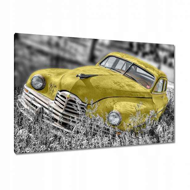 Obrazy 120x80 Žlutý oldtimer