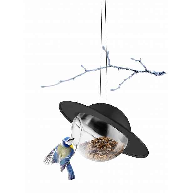 Ptačí krmítko Saturn, černá - Eva Solo
