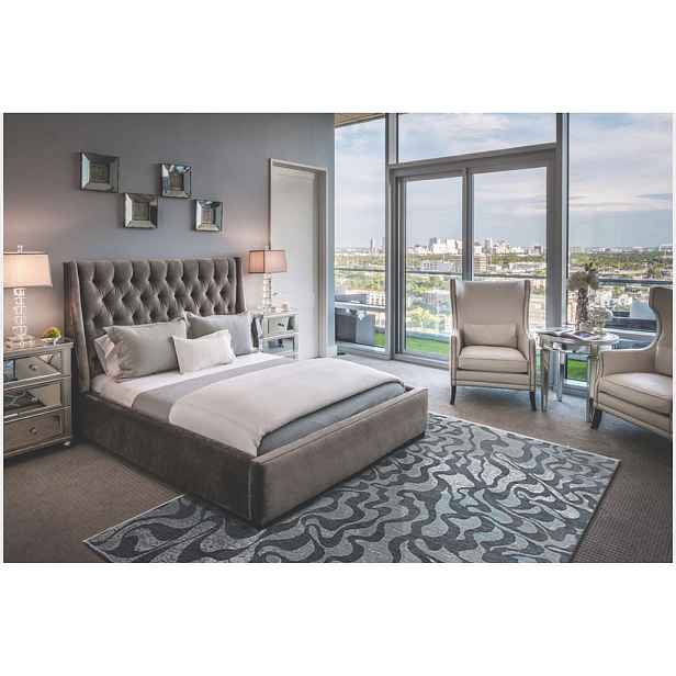 Ručně vázaný kusový koberec Diamond DC-M1 Grey/aqua, 160x230, šedá, chodba / předsíň, Diamond Carpets India