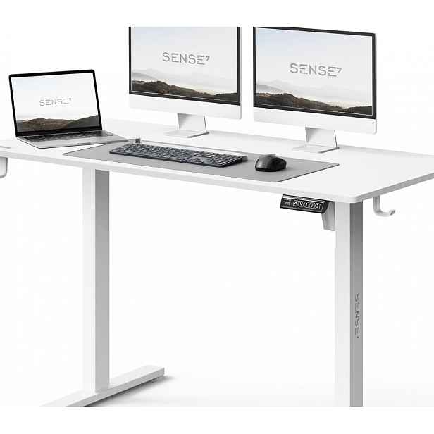 Elektrický Psací Stůl Nastavitelný 120 × 60 CM S Pamětí Nastavení