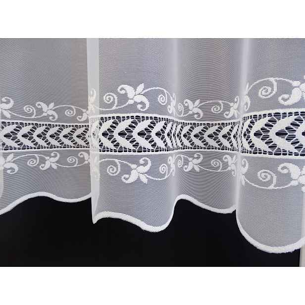 Mg Záclona 35893 Bílá 350x160 cm hotová s páskou M