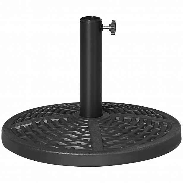 Podstavec pod slunečník 45 x 33 cm černý