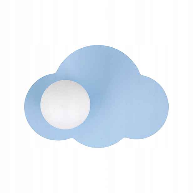 Stropní Svítidlo nástěnná lampa z bílého kovu 38 Cm G9 Loft Cloud Tk Lighting
