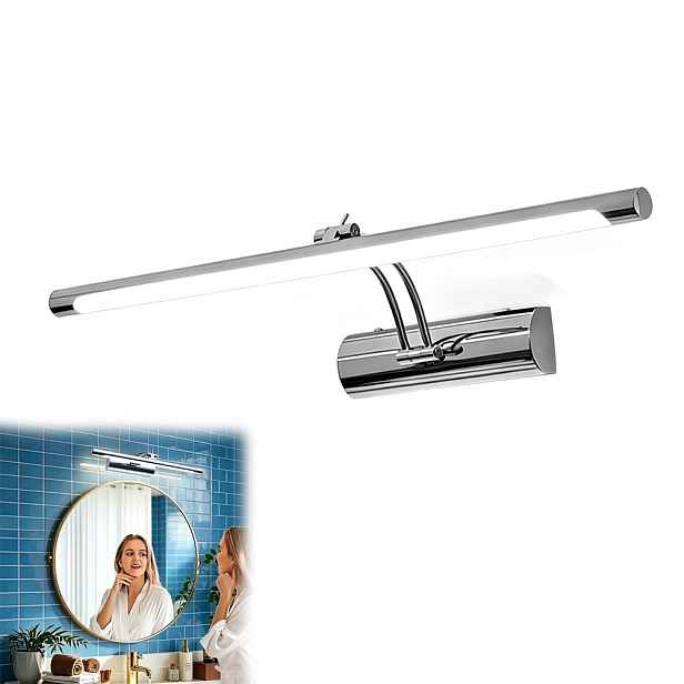 Kinkiet Led koupelnová lampa 3v1 skříňka zrcadlo stěna malá 10W 55CM 225V