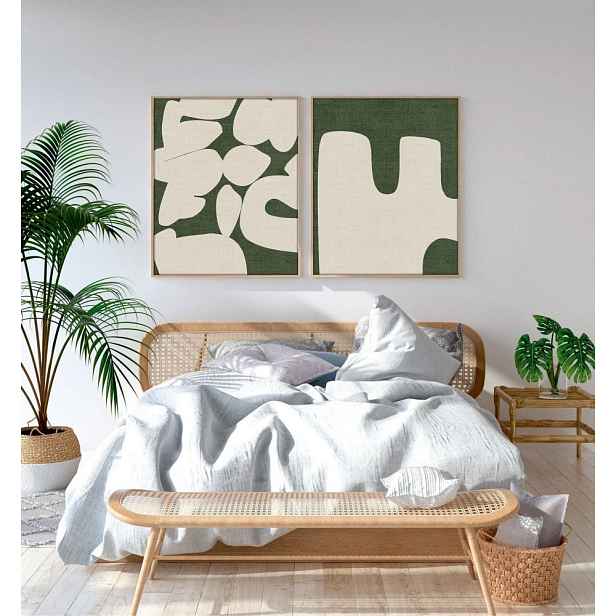 Dekorativní rámovaný obraz z MDF (2 kusy) Huhu202 - 50 x 70