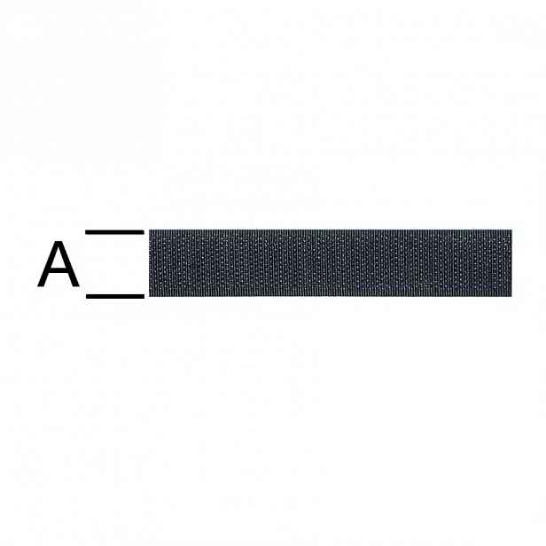 Suchý zip hák 20 mm černý