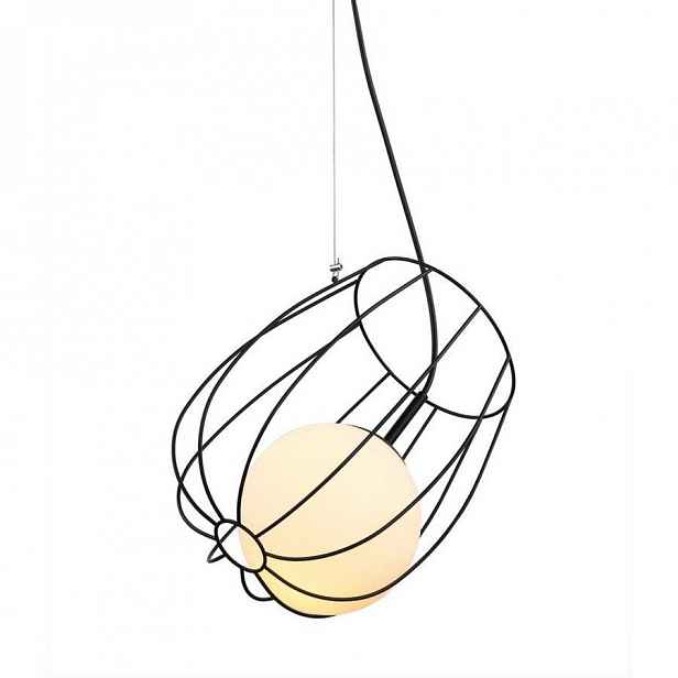 Závěsná lampa Pendel Melisa Černá 1xE27 40W Nastavitelná Moderní Italux
