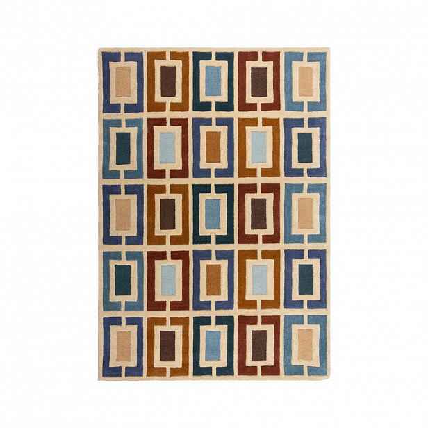 Flair Rugs VLNĚNÝ KOBEREC, 200/290 cm modrá