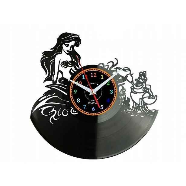 Ariel Syrenka The Little Nápad na Dárek Nástěnná Dekorace z vinylové desky