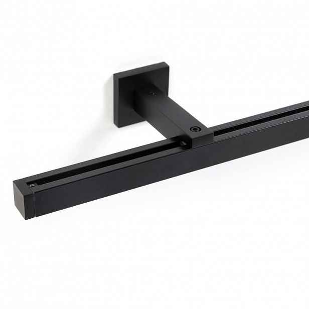 Deco-Raum ZÁVĚSNÁ lišta s vnitřním vedením na míru 1 dráha Cube stropní montáž 100 cm