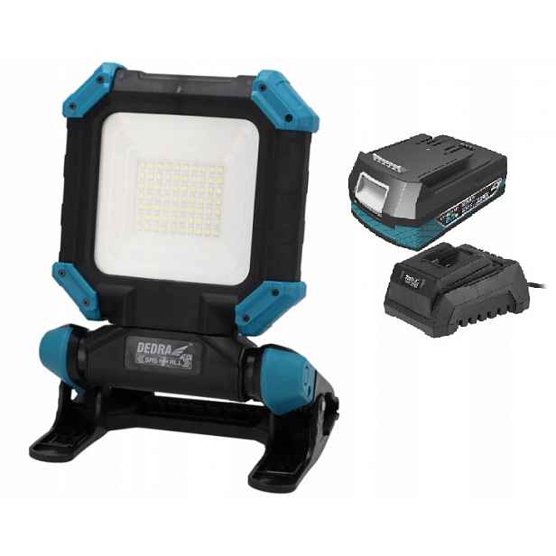 Dedra Dílenská lampa akumulátor 2AH Sada 18V Sas+all DED6906 1800lm