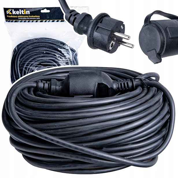 Elektrická prodlužovací šňůra Geko 40 m IP44 3x2,5 mm