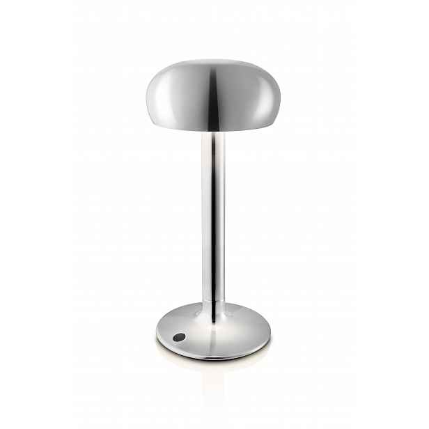 Lampa Emendo s LED žárovkou na baterie, chrom - Eva Solo