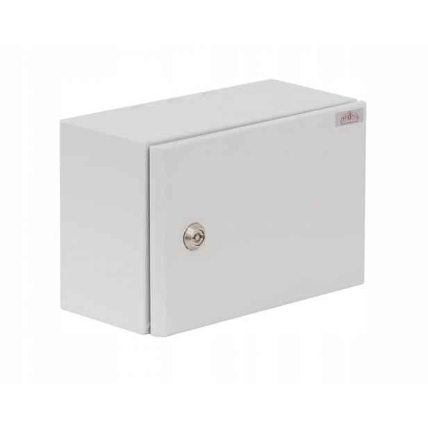 Modulární hermetický rozvaděč na omítku s 12 moduly IP65 300x200x150 Rh