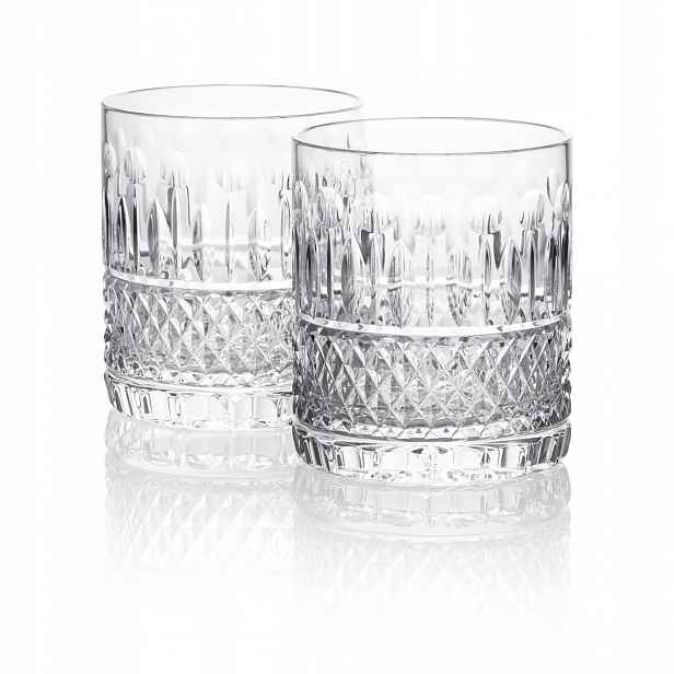 AmberGlass Brousek č.8 Exkluzivní křišťálové sklenice na whisky 2ks