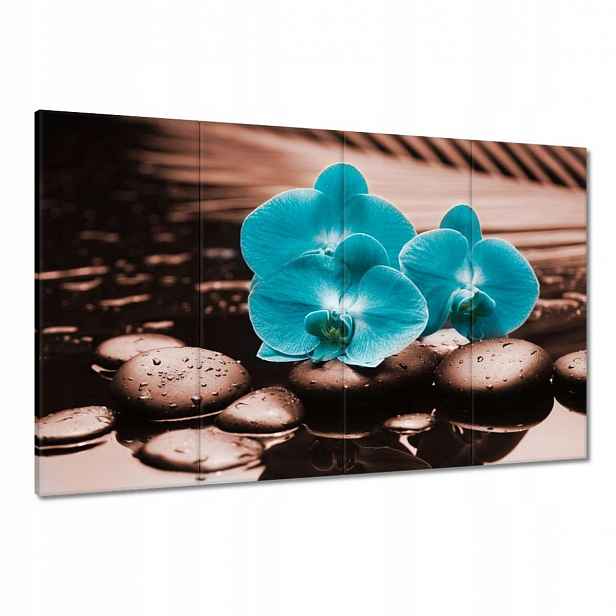 Obrazy 120x80 Tyrkysový orchidej