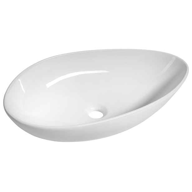CERASTYLE OVALI keramické umyvadlo 61x34cm, bílá