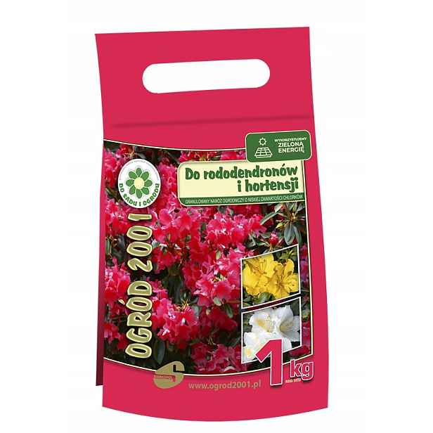 Hnojivo pro rododendrony, hortenzie Siarkopol granulát 1 kg 1 l