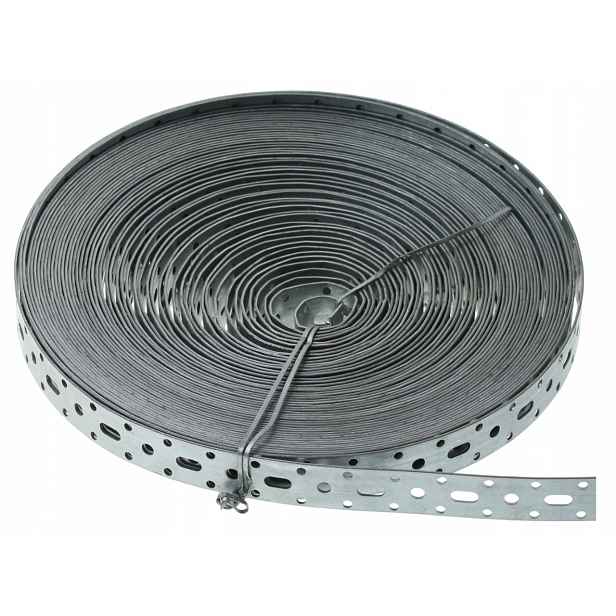 Montážní Páska Kovová Perforovaná TM4 25 mm x 25 m Stavební Spojka
