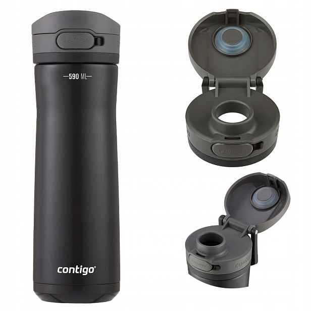 Termoláhev Contigo Jackson Chill 2.0 Vzduchotěsná Lahev Na Pití Černá 590 ML