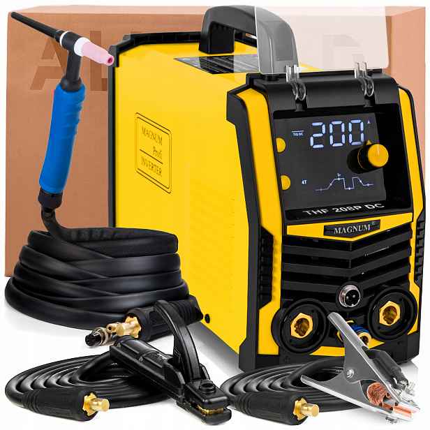 Svářečka Magnum Thf 208P Tig DC Hf 230V 200A Mma 2T/4T Spot Puls Bi-level