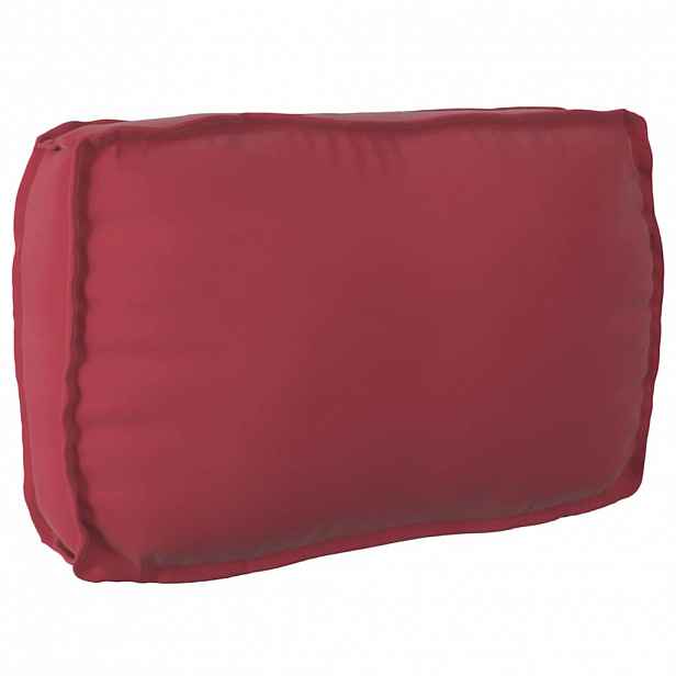 vidaXL Polštář Oxford látka Víno Červené 70 x 40 x 12 cm