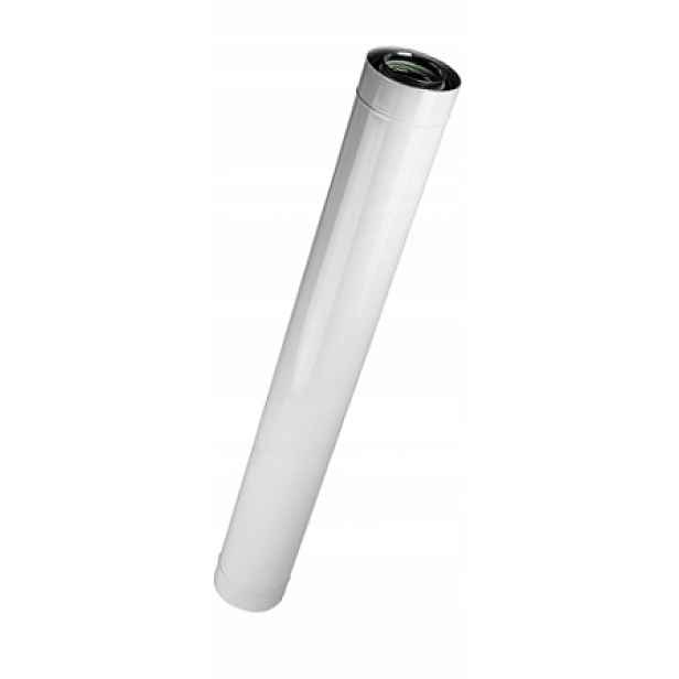 Trubka 60/100 Kondenzační Nerezová Turbo Kyselina Bílá 1 m