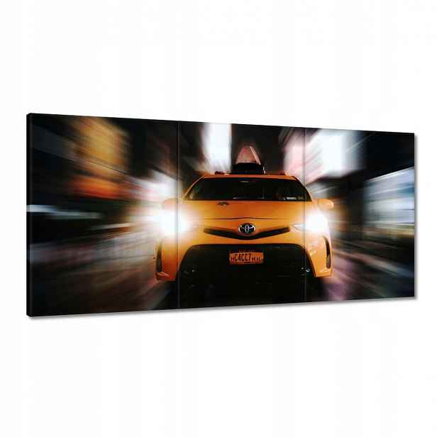 Obrazy 120x60 Žluté taxíky Taxi Taksi