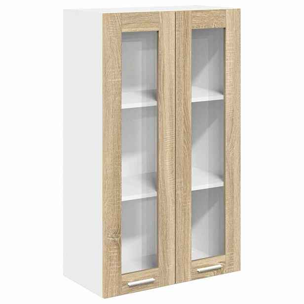 vidaXL Závěsná skříňka Sonoma dub 60 x 31 x 100 cm Kompozitní dřevo