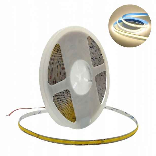 Led pásek Cob Pro 230V 240 LED/m IP20 Bílý Neutrální 10 m Led pásek