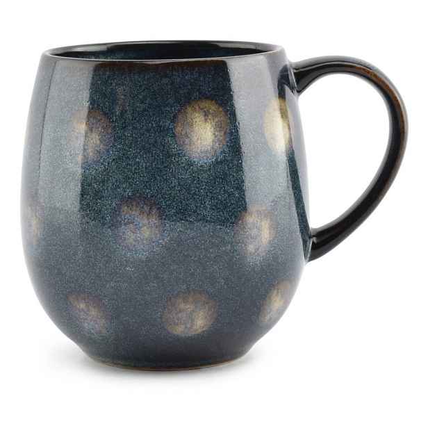 Modrý kameninový hrnek 430 ml Muggies – Salt&Pepper